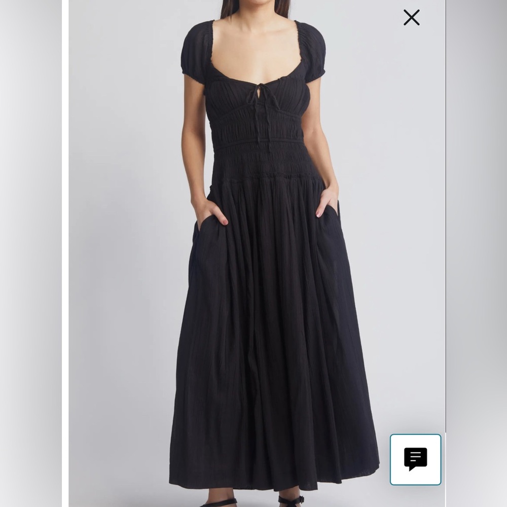 Free People Black Maxi Dress